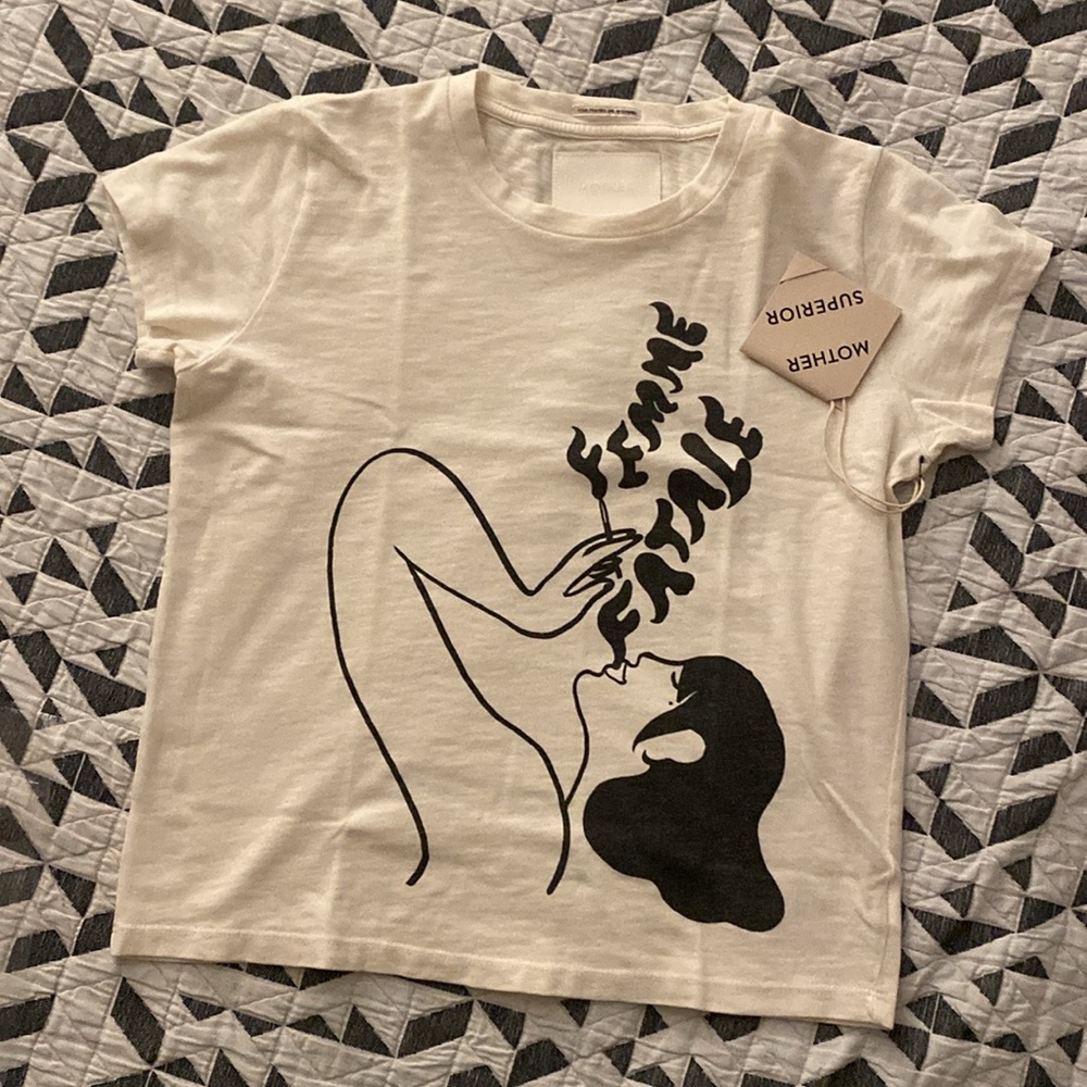 MOTHER Femme Fatale tee, size XS - Picture 3 of 5